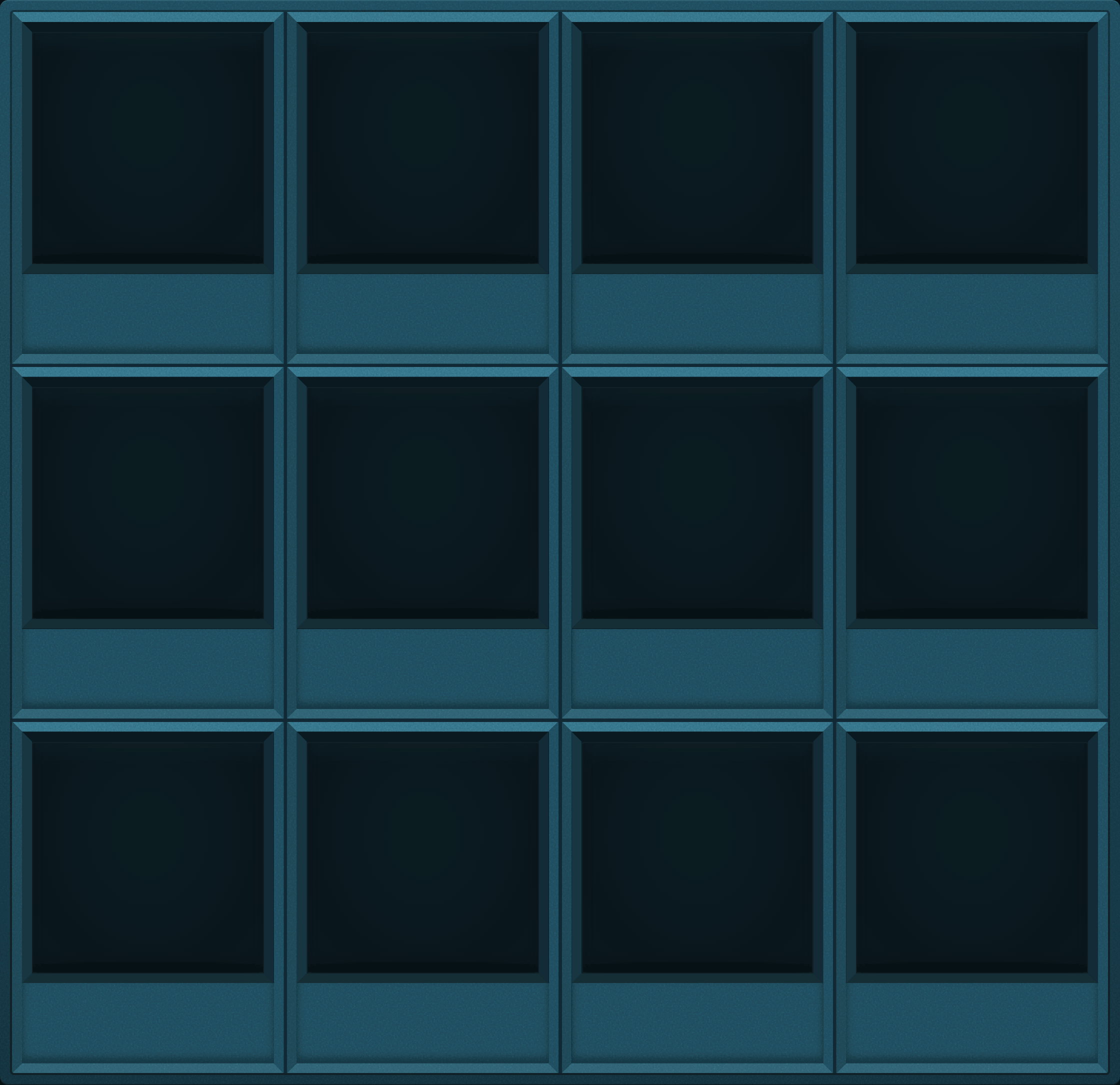 Blue Steel Display Case (3x4)